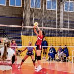 Veronika Stevovska jugando en el senior femenino de Tarragona SPSP